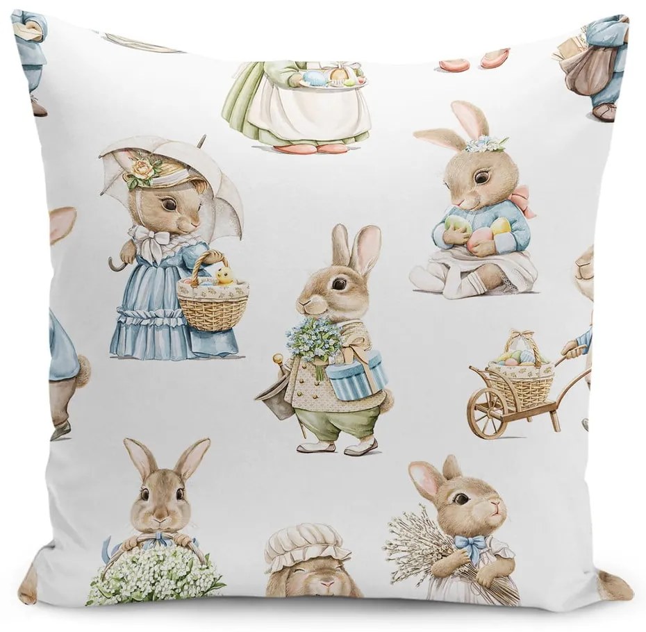 Obliečka na vankúš s veľkonočným motívom 43x43 cm – Mila Home