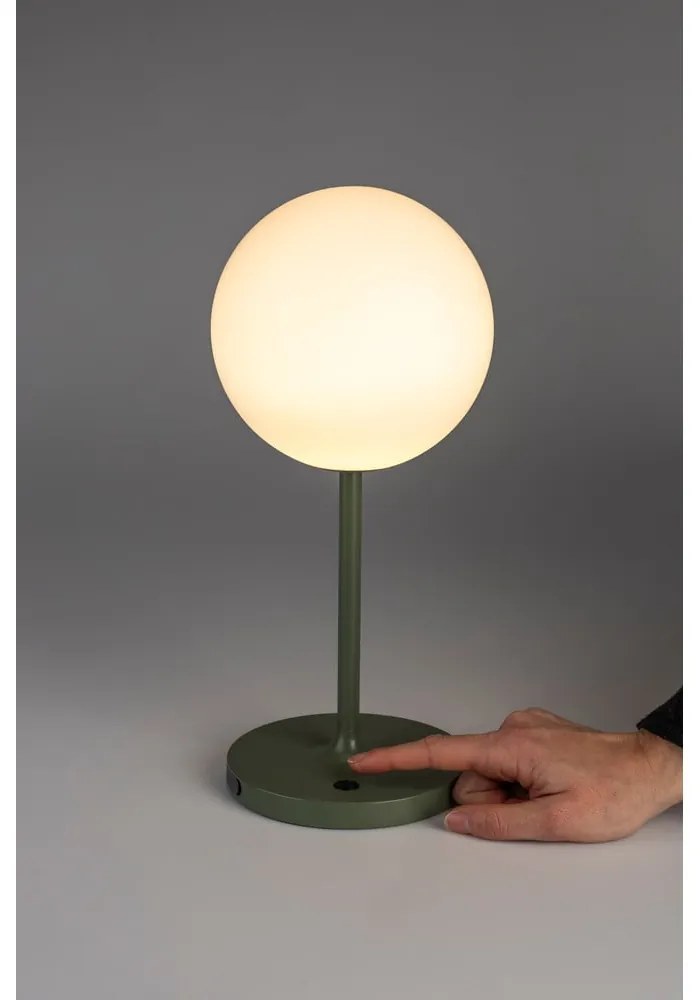 Zelená stmievateľná stolová lampa (výška 33 cm) Hub – White Label