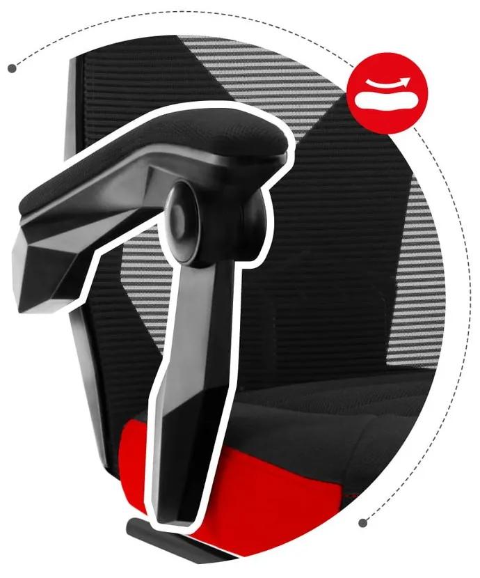 Huzaro Herné kreslo Combat 3.0 s výsuvnou podnožkou - červená