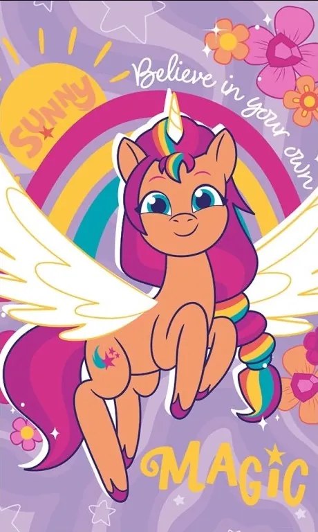 Detský uteráčik My Little Pony Kúzelná Sunny 30x50 cm