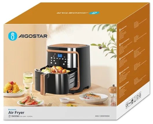 Aigostar - Teplovzdušná fritéza 7l 1900W/230V