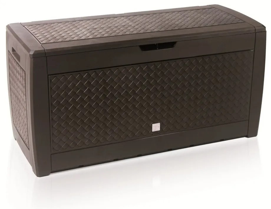 Záhradný box, 310 l, II, tmavo hnedá