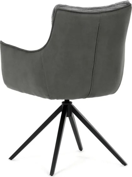 Jedálenská stolička sivá DCH-D1345 GREY2