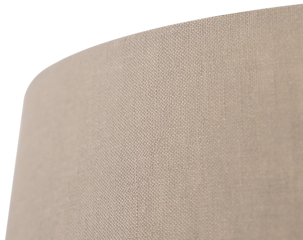 Moderné stropné svietidlo s tienidlom v odtieni taupe 35 cm - Combi