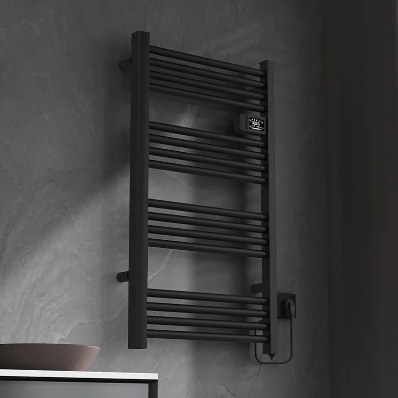 BPS-koupelny Elektrický kúpeľňový radiátor LOA BL 500W 54x96 cm, čierny