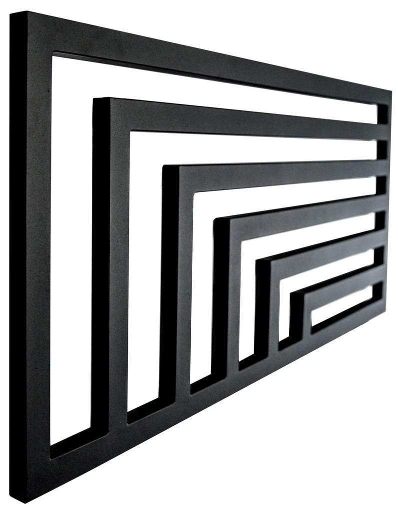 Regnis Kreon, vykurovacie teleso 550x1000 mm, 548W, čierna matná, KR100/55/ELEKTRICKY/BLACK