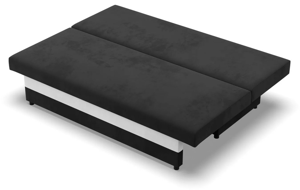 Veľká rozkladacia pohovka SONY model 2 Čierna/biela