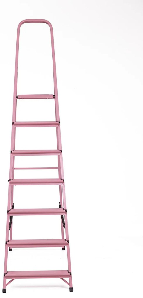 Elkop Oceľový rebrík ružový, 7 priečok