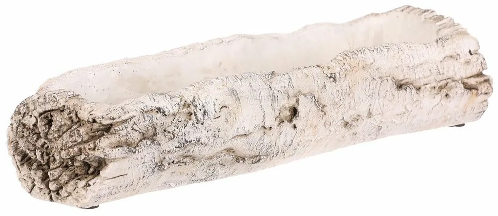Kvetináč - truhlík, imitácia brezy, 39 x 14 x 8 cm, 39 cm