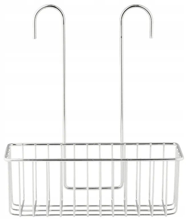 BISK Erga NIAGARA, kúpeľňová polička za zavesenie 250x100x90 mm, chrómová, ERG-08432