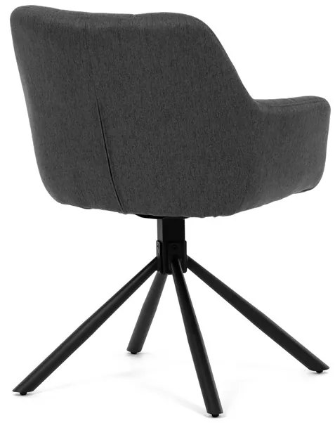 Autronic BONTEC Jedálenská stolička, sivá, látka, HC-532 GREY2 Farba: Šedá