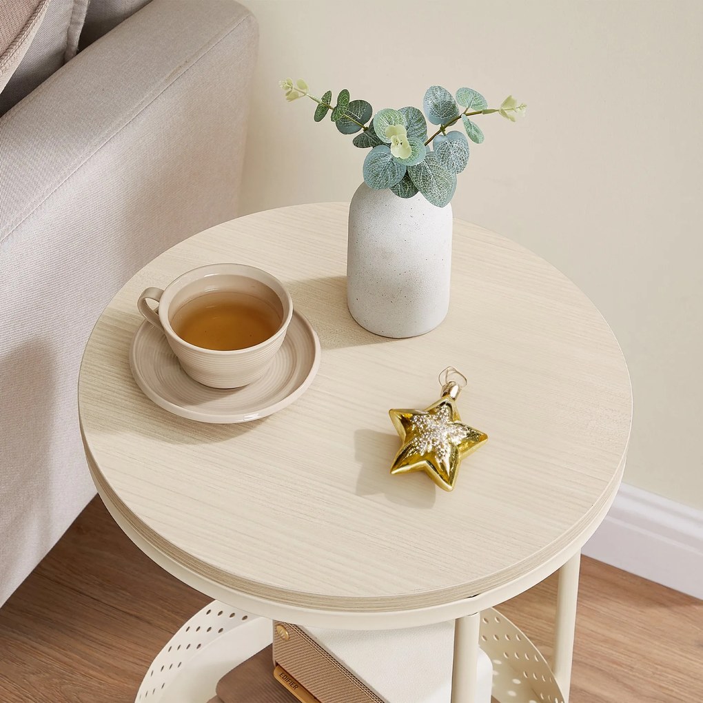 Okrúhly konferenčný stolík Songmics LET815L67