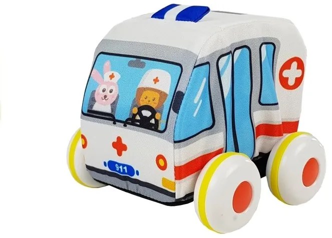 LEAN TOYS Sada mäkkých motorových vozidiel pre deti