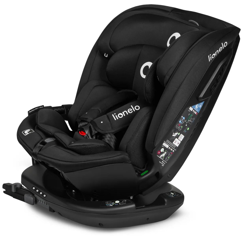 Autosedačka Lionelo Bastiaan RWF i-size 40-150 cm 0-36 KG Farba: Black Carbon