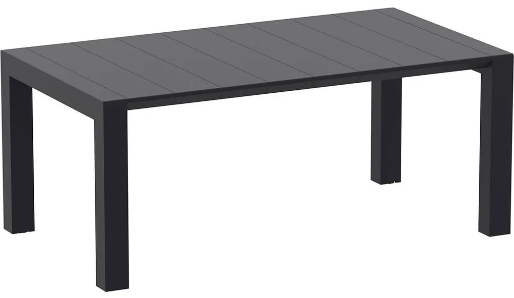 VEGAS 180 záhradný rozťahovací stôl dark grey