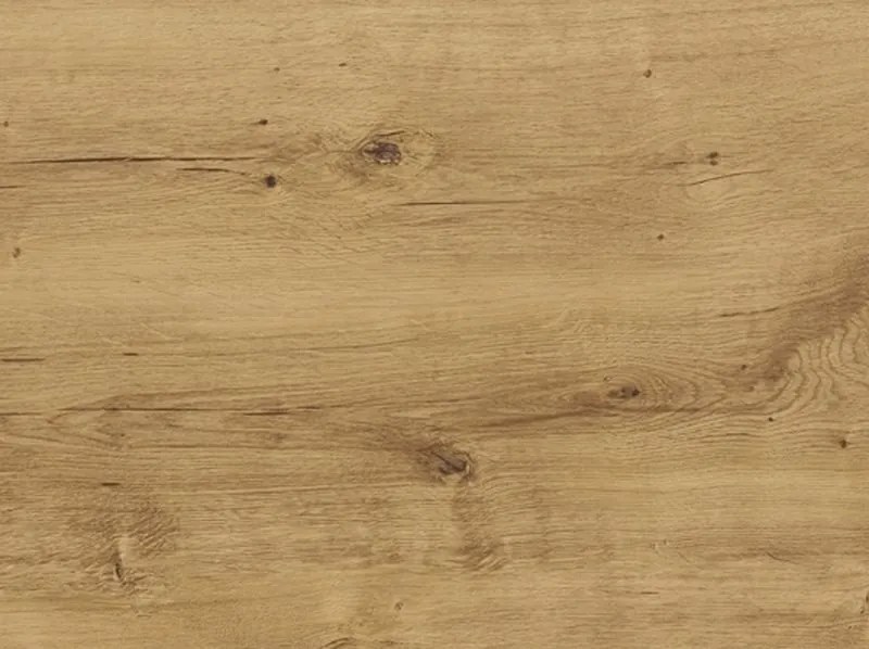 Nočný stolík Easy Plus, doskový dub / biele sklo