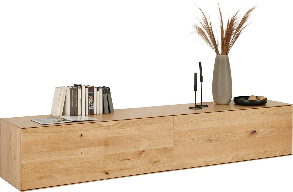 XXXLutz NÍZKA KOMODA, dub, farba duba, 242/46/50 cm Dieter Knoll - Komody - 001770003602