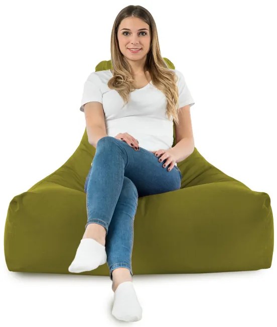 Kreslo Bali plyš zelené