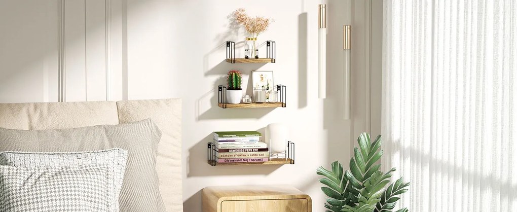 Dekorstudio Sada drevených poličiek LOFT 322181