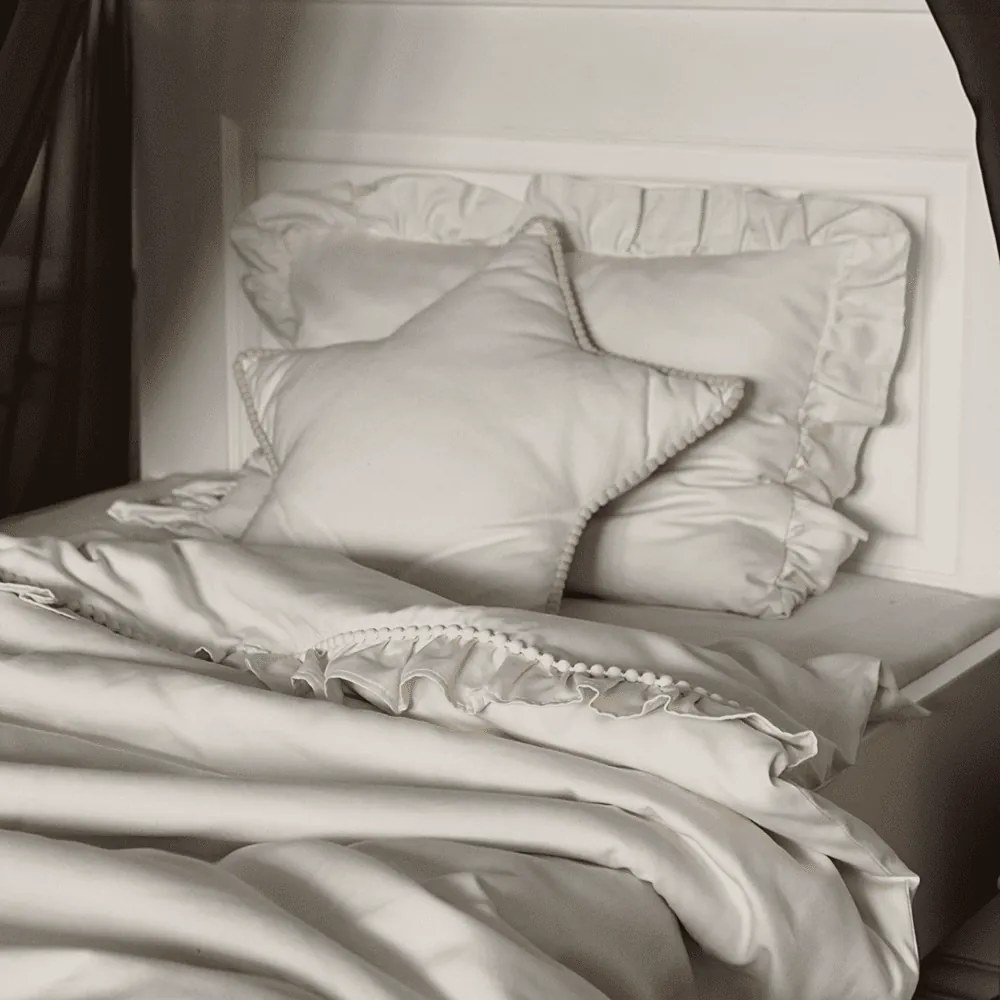 Boho obliečky Junior vanilka 100×135 cm