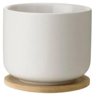Šálek na čaj s podtáckem Stelton THEO 200ml pískový