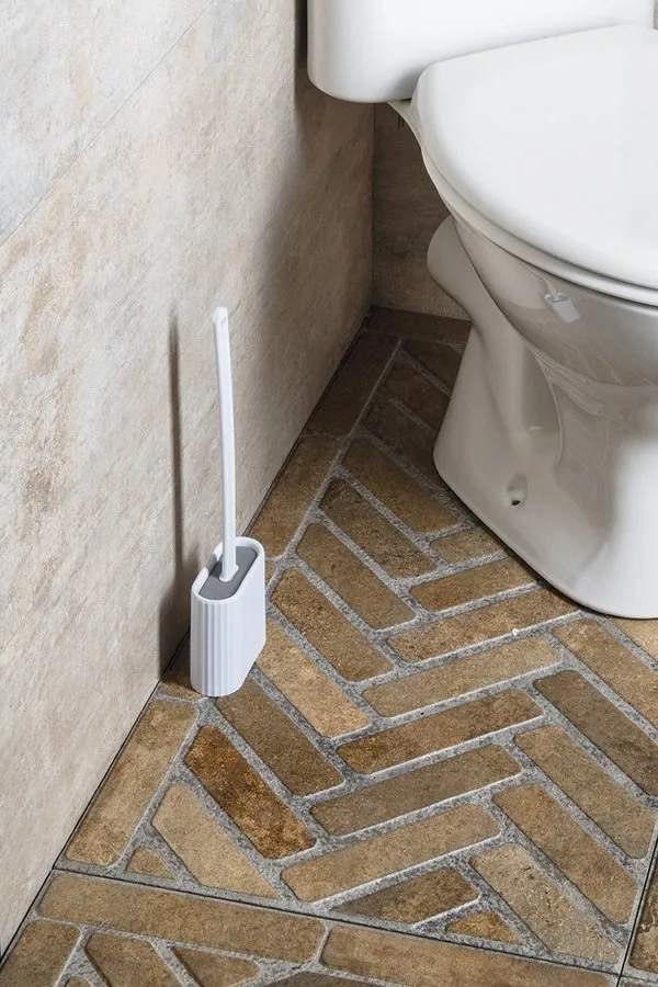 Aqualine Sapho, WC silikónová kefa na postavenie, biela, TF010