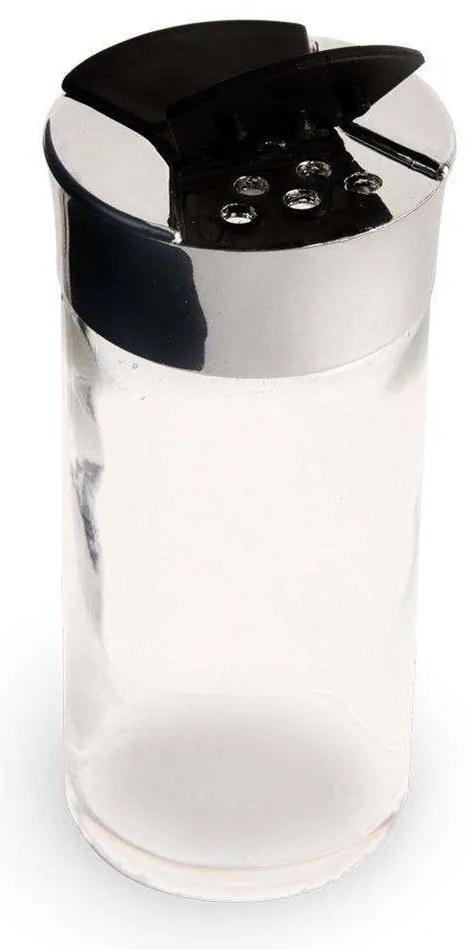 Súprava 6 ks koreničiek, sklenené, s čiernym viečkom a sypátkom, 6 x 100 ml SPICE BLACK