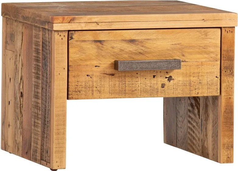 Dizajnový nočný stolík z masívu Pune Borovica 40cm