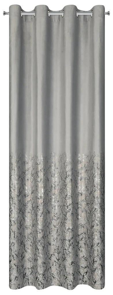 ZATEMŇOVACÍ ZÁVES NA KRÚŽKOCH TORI 140X250 CM VZOROVANÁ