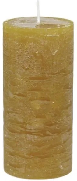 Chic Antique Sviečka Rustik Mustard 15 cm