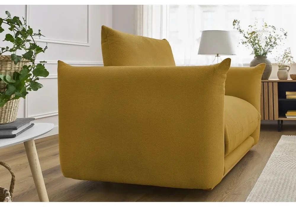 Žlté kreslo Ernest – Bobochic Paris