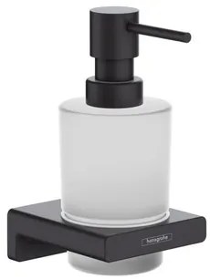 Hansgrohe AddStoris dávkovač mydla s držiakom vo farbe matná čierna 41745670