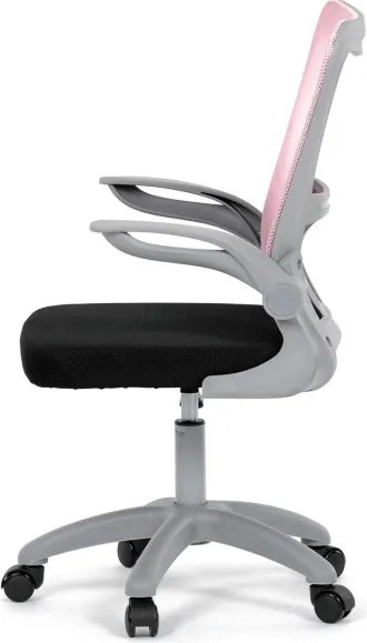 Detská otočná stolička ružová KA-K2008 PINK