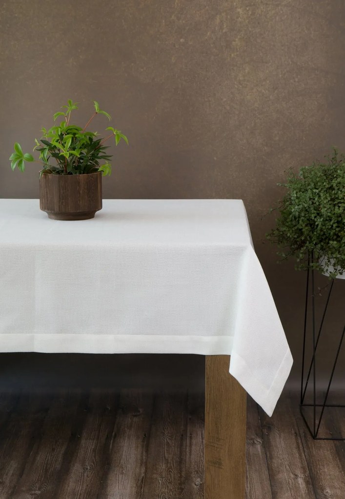 OBRUS STELLA 2 140X300 CM BIELY