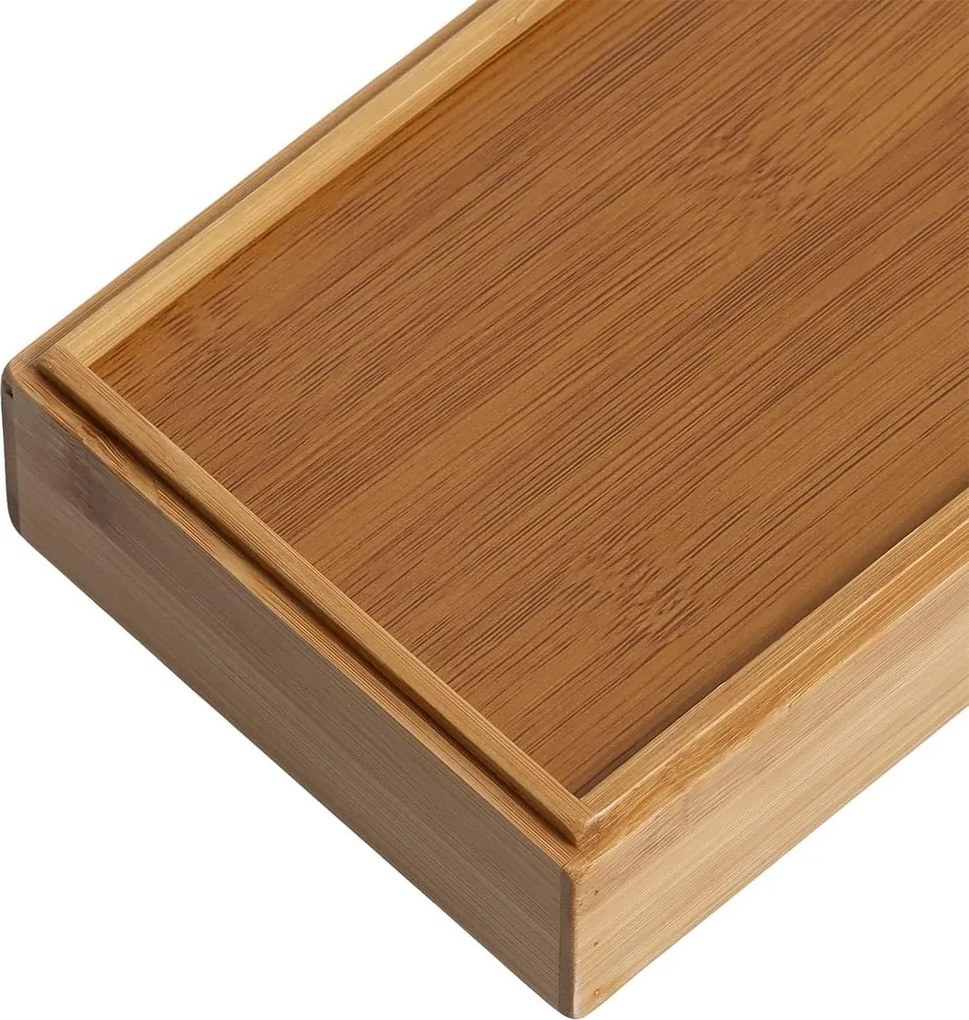Zeller Present Úložný box, organizér do šuplíka, bambusová sada 2ks (17x12x12)