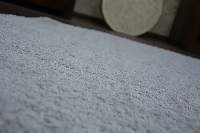 Koberec Micro fiber soft shaggy strieborný