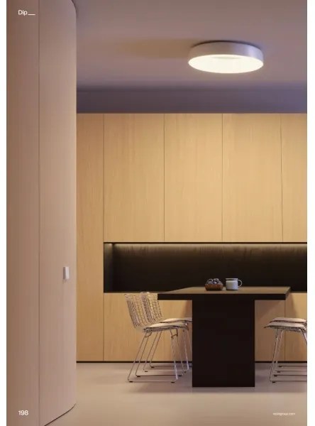 Redo 01-3941 - LED stropné svietidlo DIP LED/40W/230V pr. 62,4 cm biela