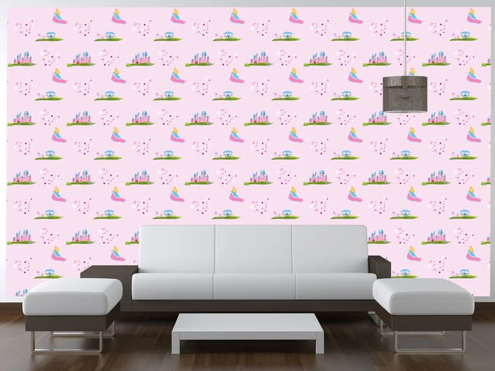 Gario Fototapeta Farebné princezny Materiál: Samolepiaca, Rozmery: 110 x 200 cm