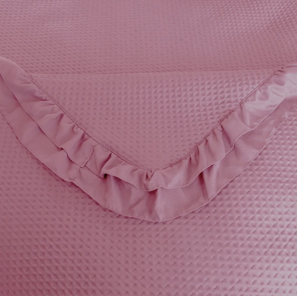 Prehoz na posteľ MONTEGO, ružový Rozmer: 170 x 210 cm