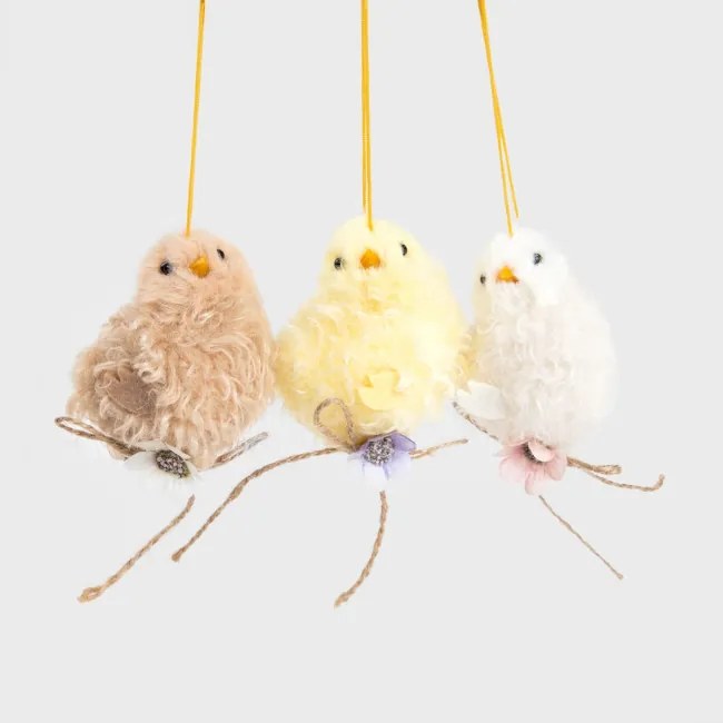 Veľkonočná dekorácia DOOLEY kuriatka (3 ks) 724404