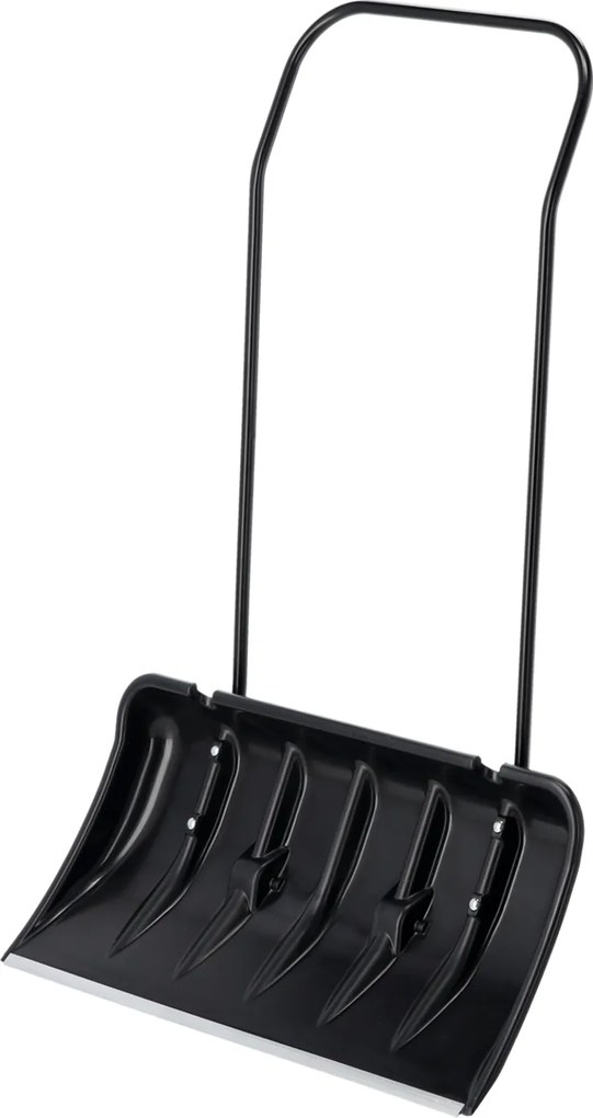 Snehová škrabka na kolesách, čierna, 800 x 400 mm