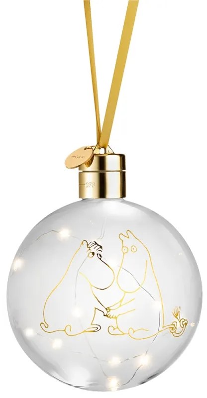 LED vianočná ozdoba Moomin 11cm  / 80. výročie