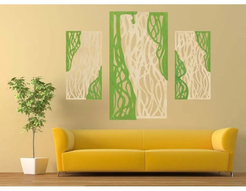 Čarovný obraz na stenu z drevenej preglejky FLORALIS zadná časť Topoľ originál, farba prednej časti podľa výberu I SENTOP PR0305 wood