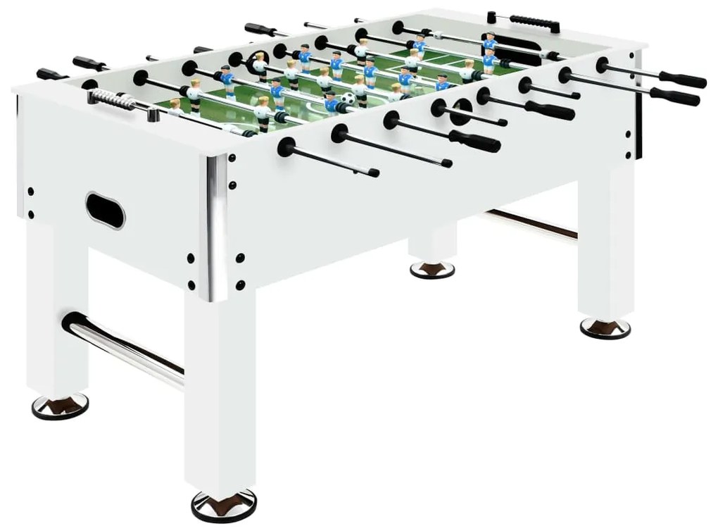 Stolný futbal oceľ 60 kg 140x74,5x87,5 cm biely