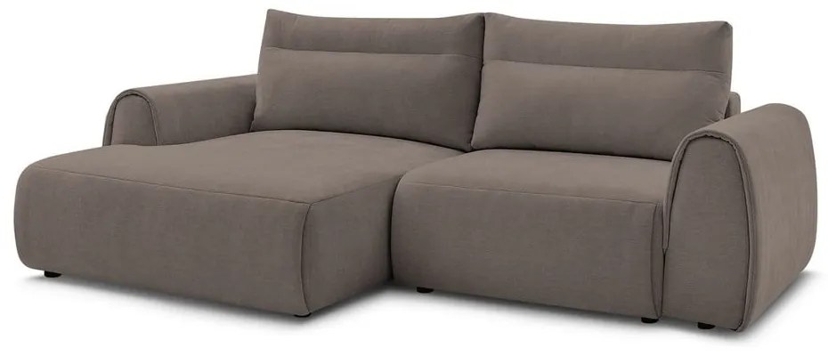 Hnedá rohová pohovka Aden – Bobochic Paris