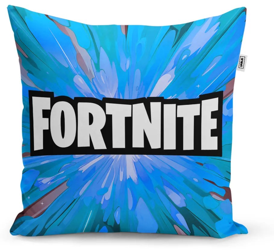 Sablio Vankúš FORTNITE modrá - 40x40 cm