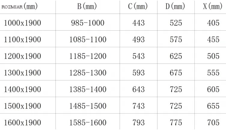 Mexen OMEGA posuvné sprchové dvere do otvoru 100 cm, zlatá-transparentná, 825-100-000-50-00