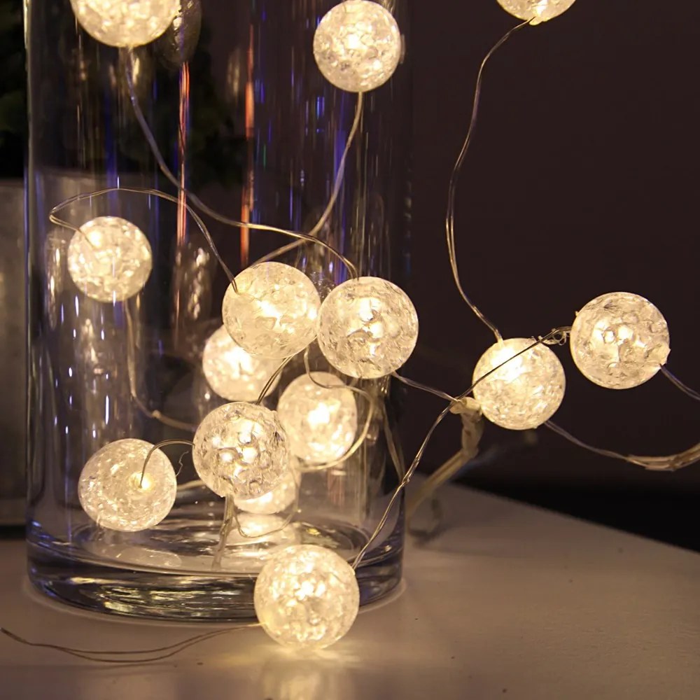 Star trading Svetelná reťaz "Marble balls" 15x LED