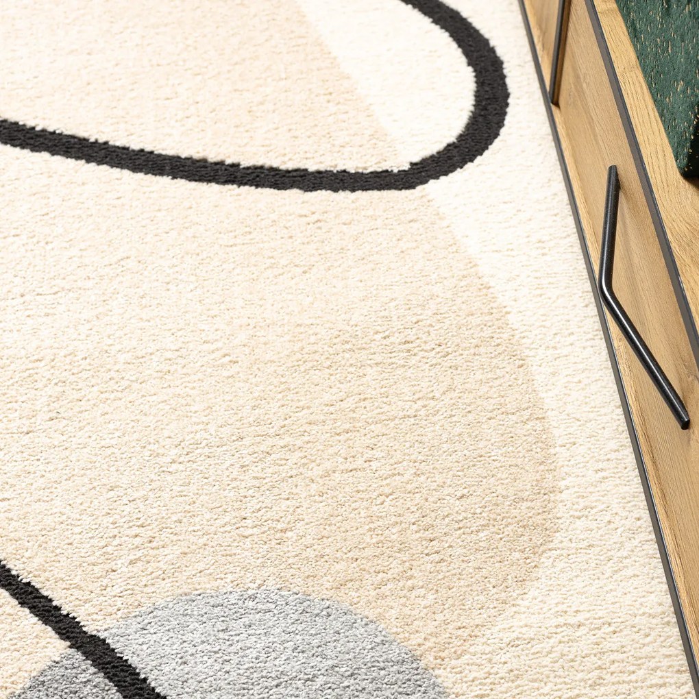 Dywany Łuszczów, Kusový koberec Fusion 9213 cream/beige, 200x290, béžová, kancelária