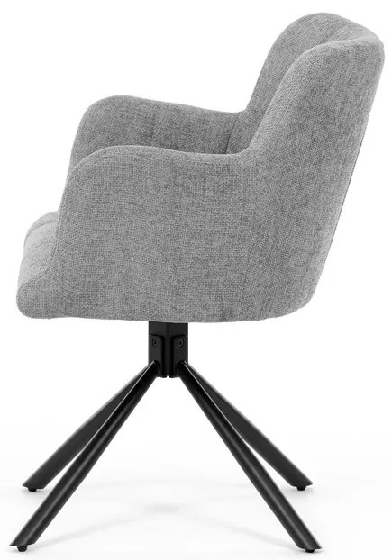 Autronic BONTEC Jedálenská stolička, sivá, látka, DCH-T1122 GREY2 Farba: Šedá